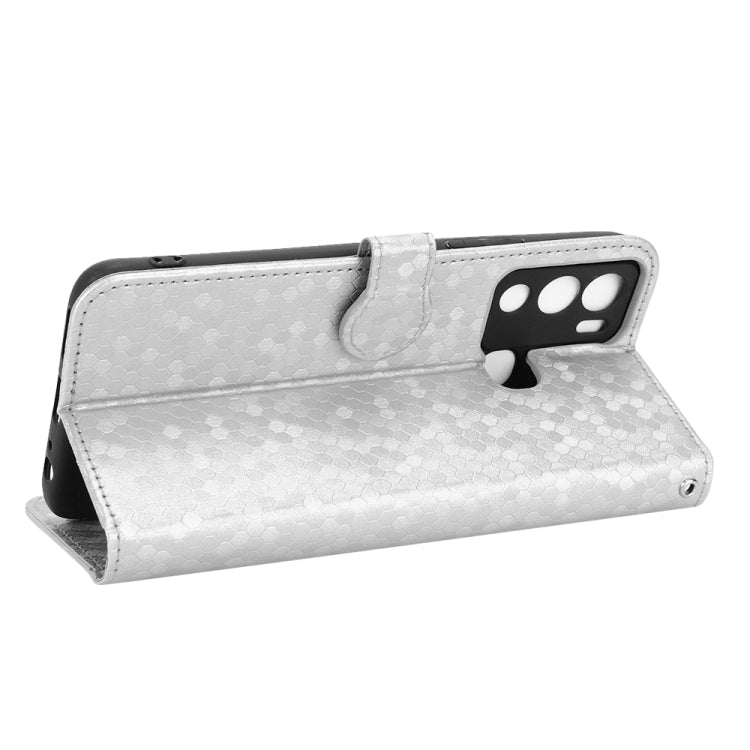 For Infinix Hot 12i Honeycomb Dot Texture Leather Phone Case