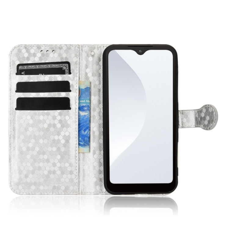 For Fujitsu Arrows WE F-51B Honeycomb Dot Texture Leather Phone Case