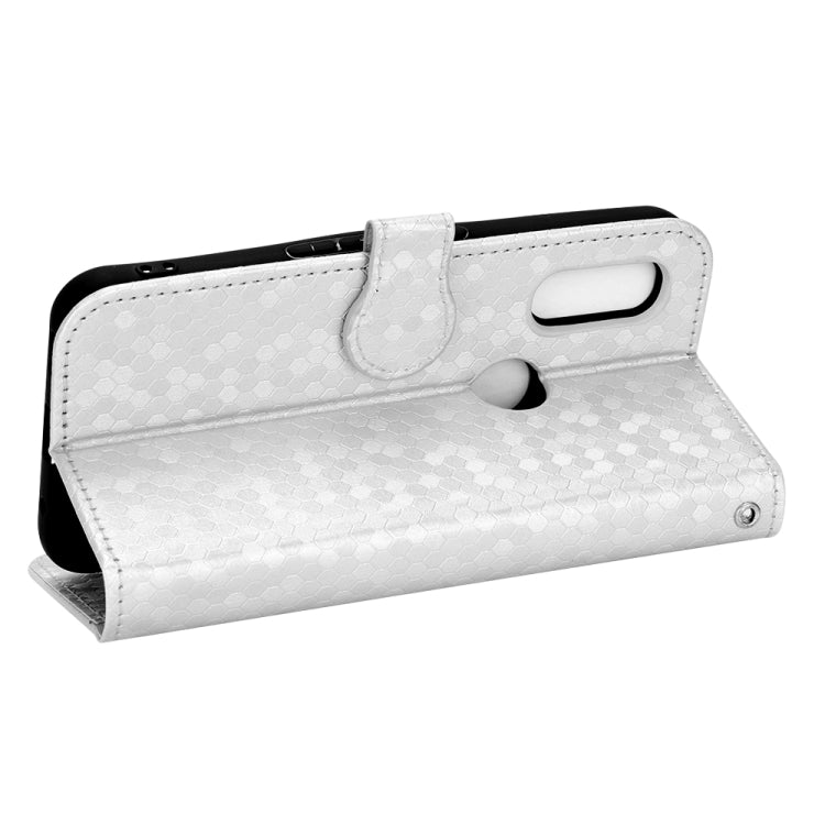For Fujitsu Arrows WE F-51B Honeycomb Dot Texture Leather Phone Case