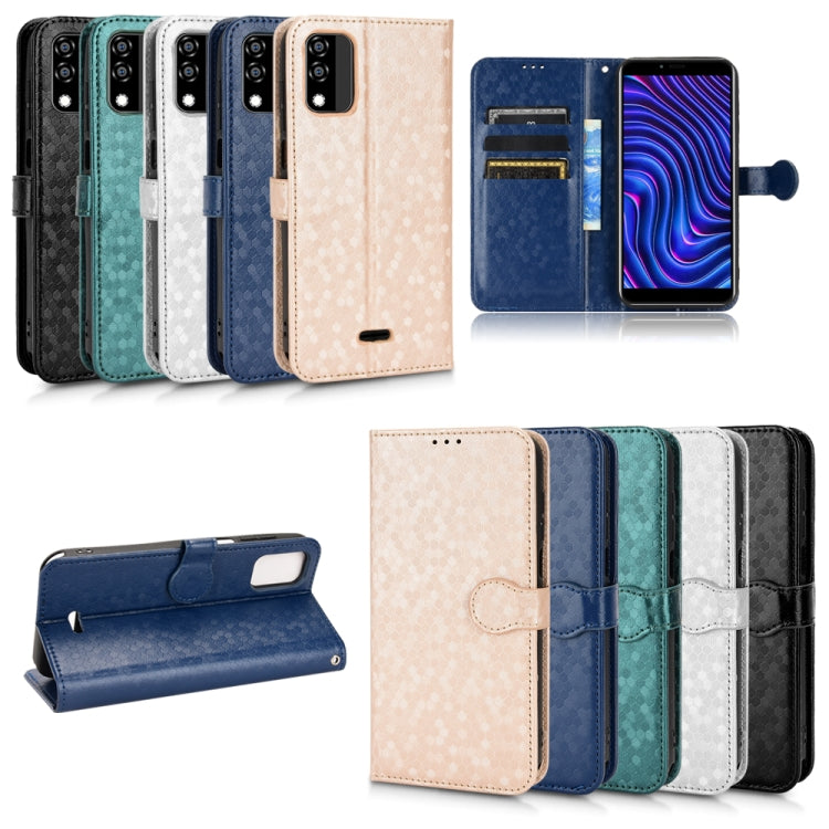 For Asus Zenfone 9 Honeycomb Dot Texture Leather Phone Case
