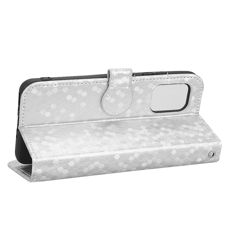 For Asus Zenfone 8 ZS590KS Honeycomb Dot Texture Leather Phone Case
