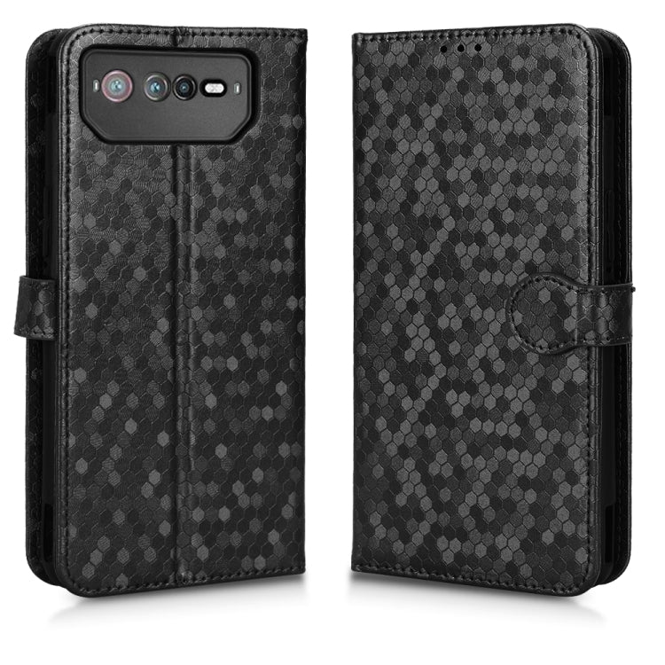 For Asus ROG Phone 6 Honeycomb Dot Texture Leather Phone Case