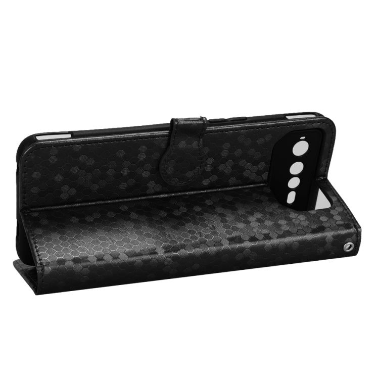 For Asus ROG Phone 6 Honeycomb Dot Texture Leather Phone Case