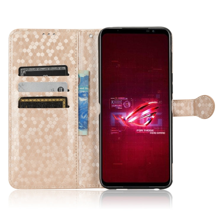 For Asus ROG Phone 6 Honeycomb Dot Texture Leather Phone Case