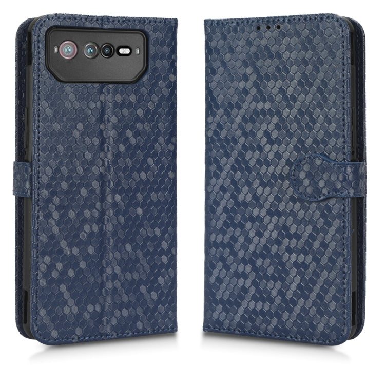 For Asus ROG Phone 6 Honeycomb Dot Texture Leather Phone Case