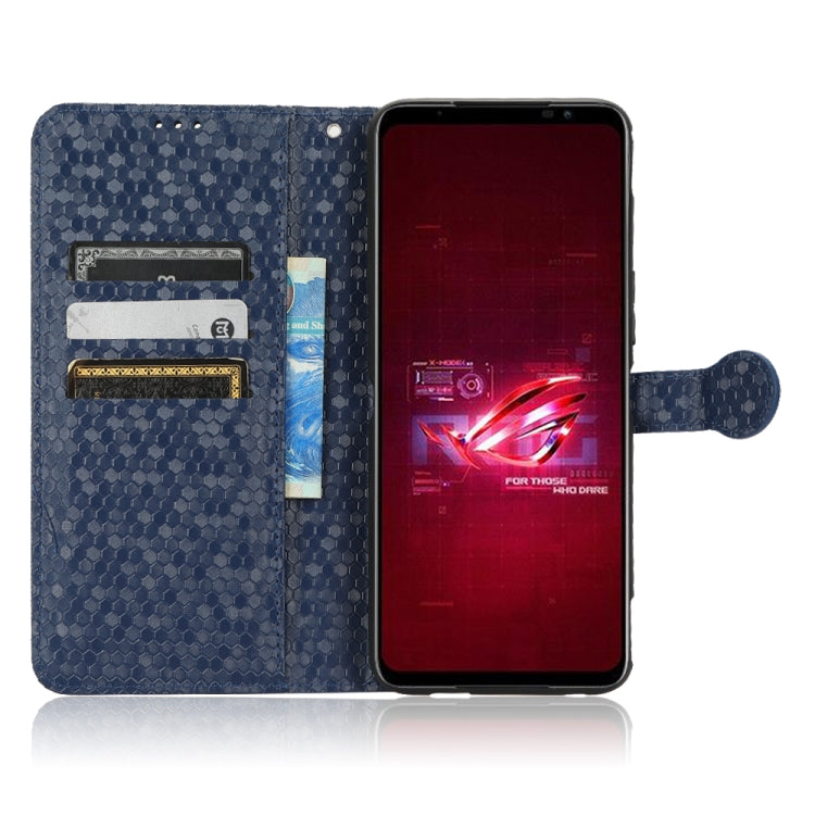 For Asus ROG Phone 6 Honeycomb Dot Texture Leather Phone Case
