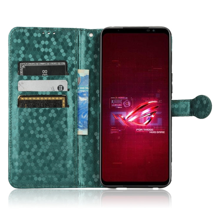 For Asus ROG Phone 6 Honeycomb Dot Texture Leather Phone Case