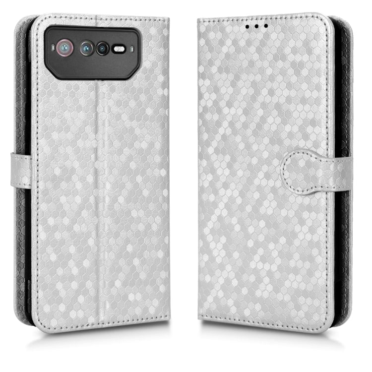 For Asus ROG Phone 6 Honeycomb Dot Texture Leather Phone Case