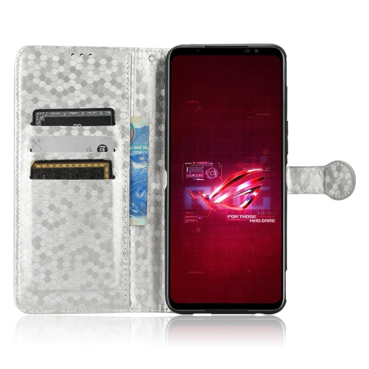 For Asus ROG Phone 6 Honeycomb Dot Texture Leather Phone Case