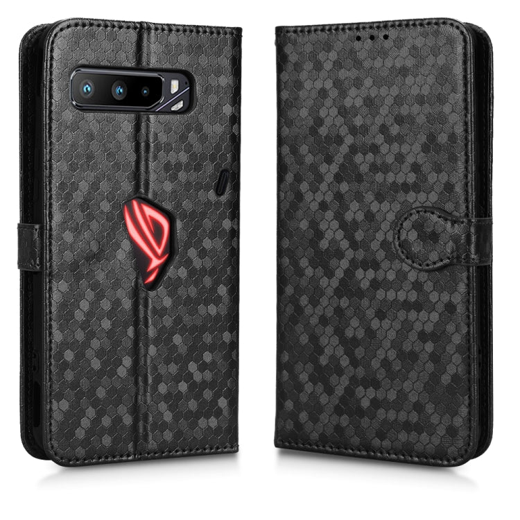 For Asus ROG Phone 3 Strix / ROG Phone 3 Honeycomb Dot Texture Leather Phone Case