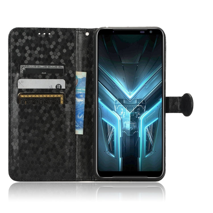 For Asus ROG Phone 3 Strix / ROG Phone 3 Honeycomb Dot Texture Leather Phone Case