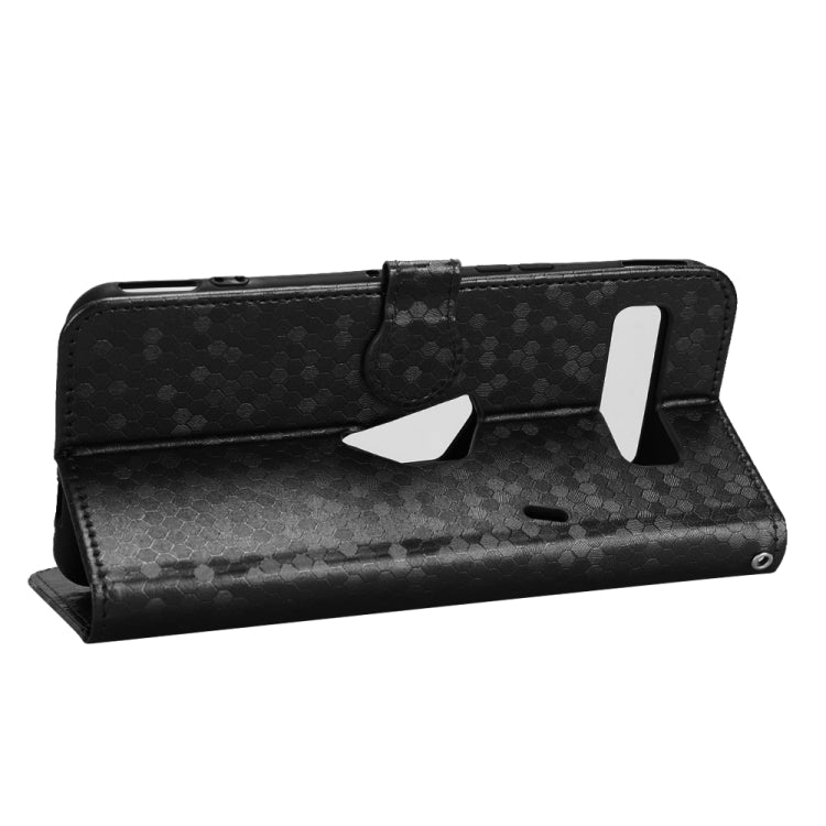 For Asus ROG Phone 3 Strix / ROG Phone 3 Honeycomb Dot Texture Leather Phone Case
