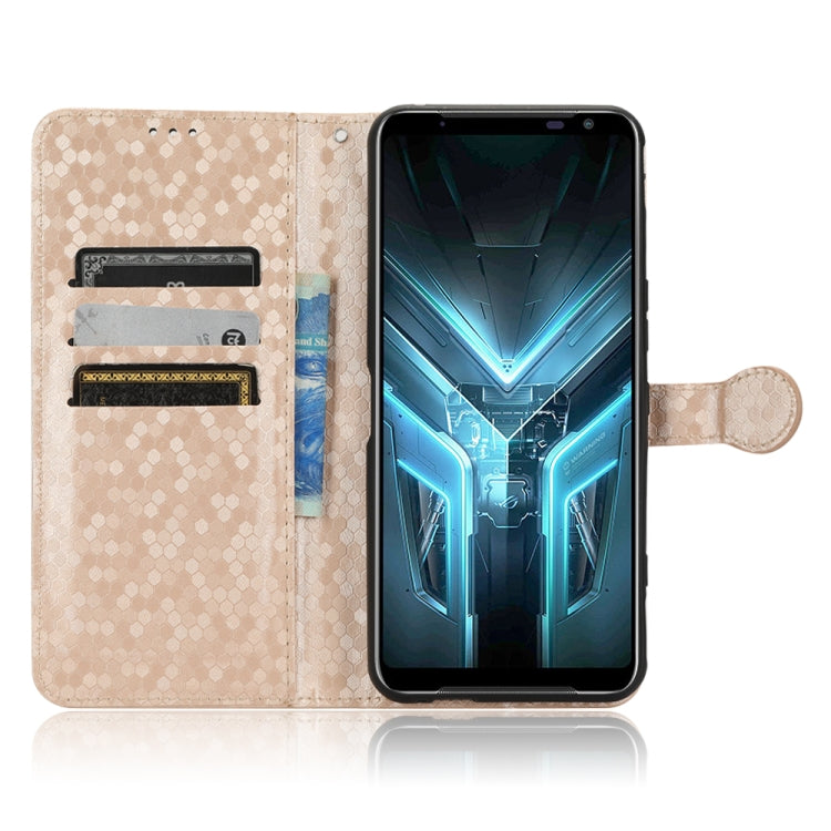 For Asus ROG Phone 3 Strix / ROG Phone 3 Honeycomb Dot Texture Leather Phone Case