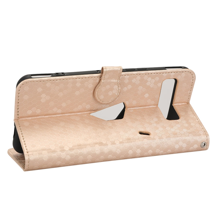 For Asus ROG Phone 3 Strix / ROG Phone 3 Honeycomb Dot Texture Leather Phone Case