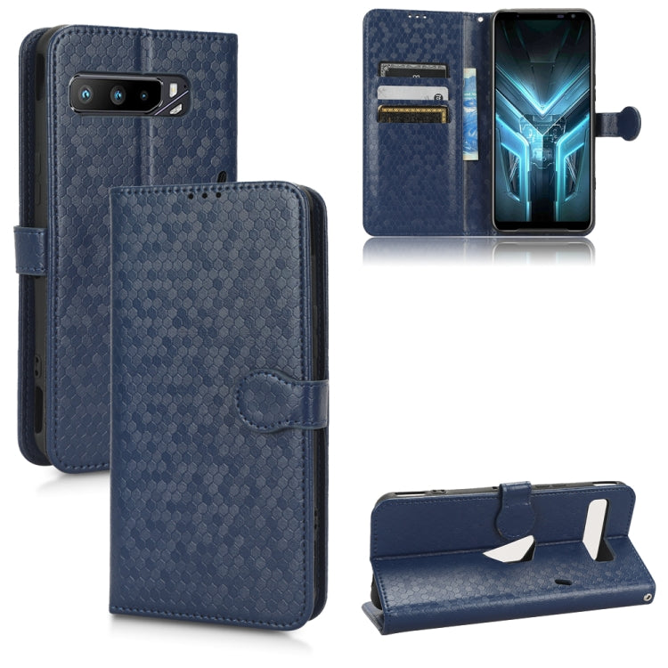 For Asus ROG Phone 3 Strix / ROG Phone 3 Honeycomb Dot Texture Leather Phone Case