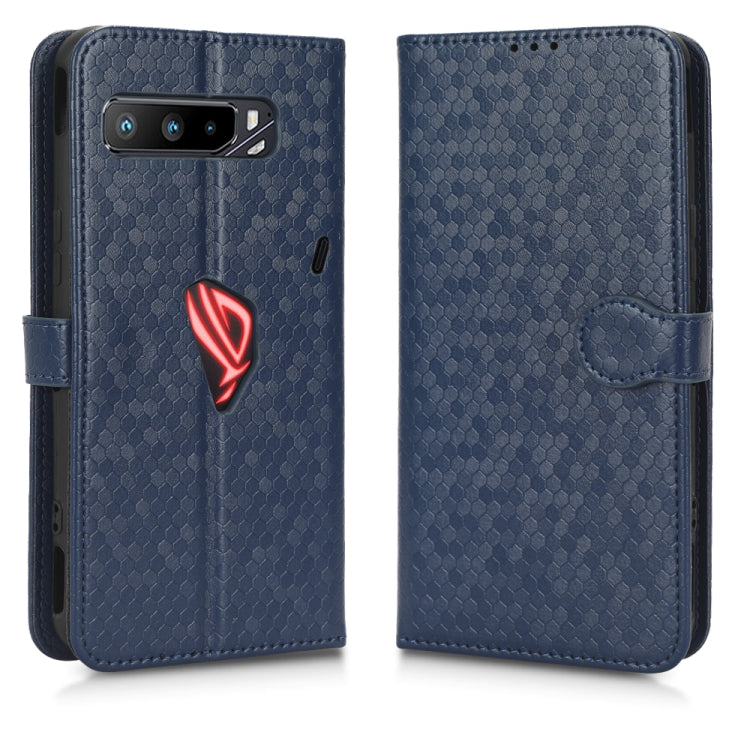 For Asus ROG Phone 3 Strix / ROG Phone 3 Honeycomb Dot Texture Leather Phone Case