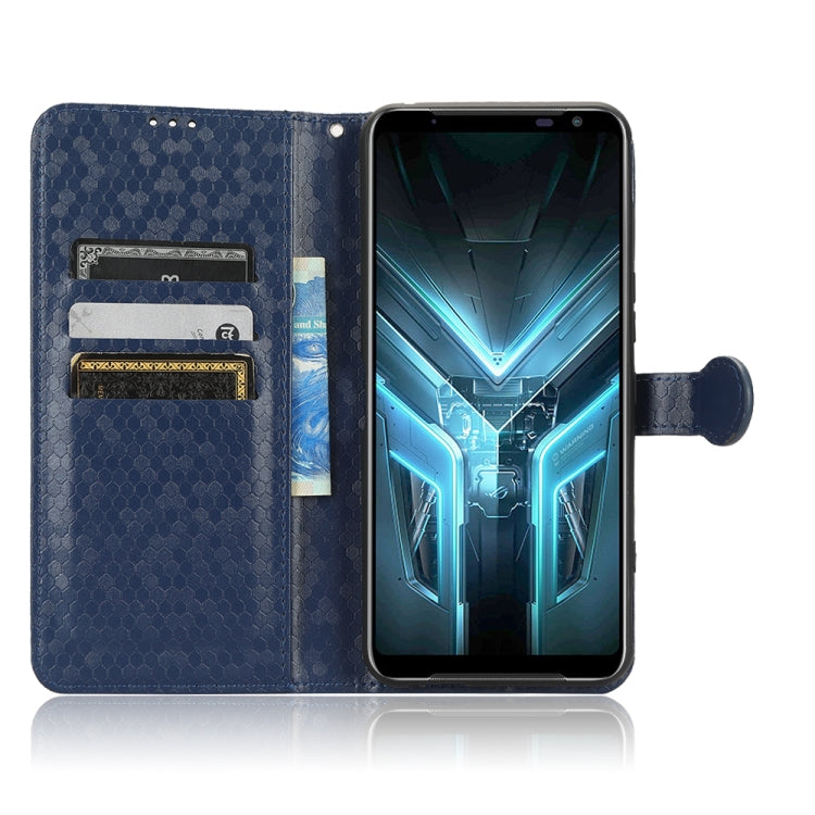 For Asus ROG Phone 3 Strix / ROG Phone 3 Honeycomb Dot Texture Leather Phone Case