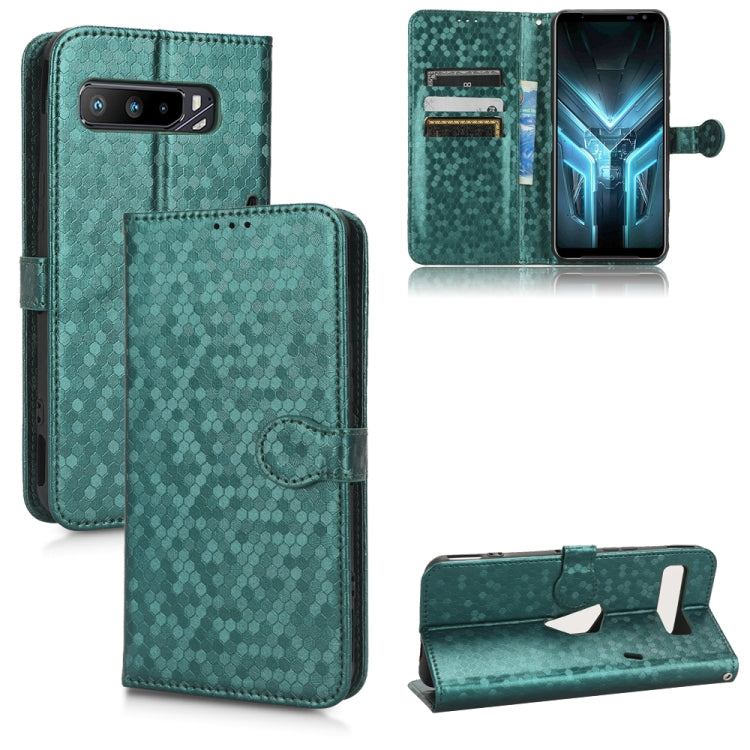 For Asus ROG Phone 3 Strix / ROG Phone 3 Honeycomb Dot Texture Leather Phone Case