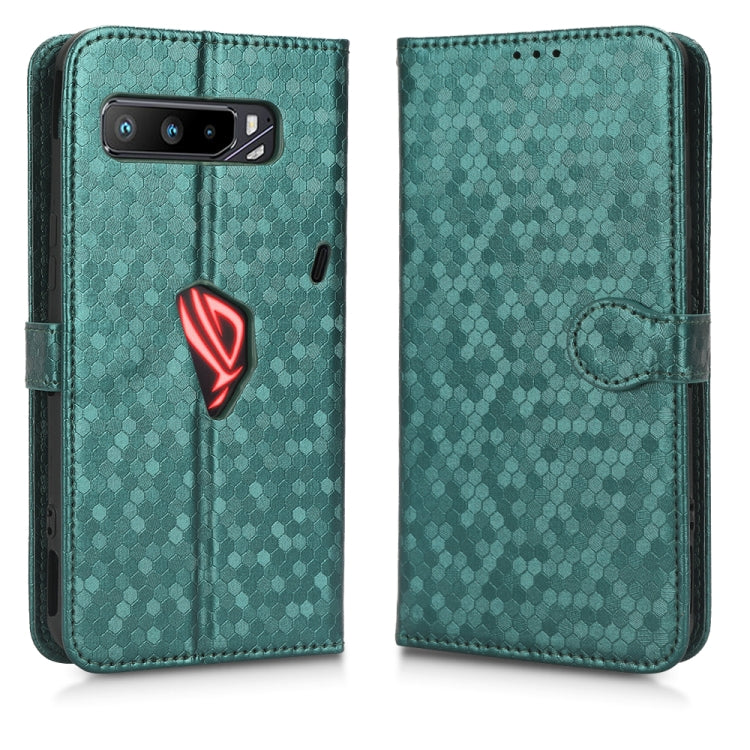 For Asus ROG Phone 3 Strix / ROG Phone 3 Honeycomb Dot Texture Leather Phone Case