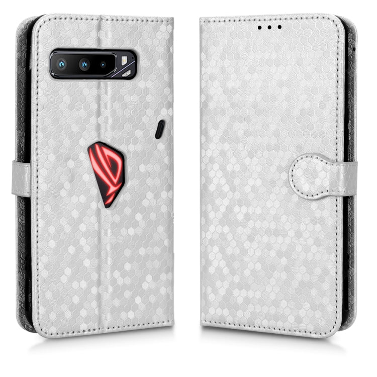 For Asus ROG Phone 3 Strix / ROG Phone 3 Honeycomb Dot Texture Leather Phone Case
