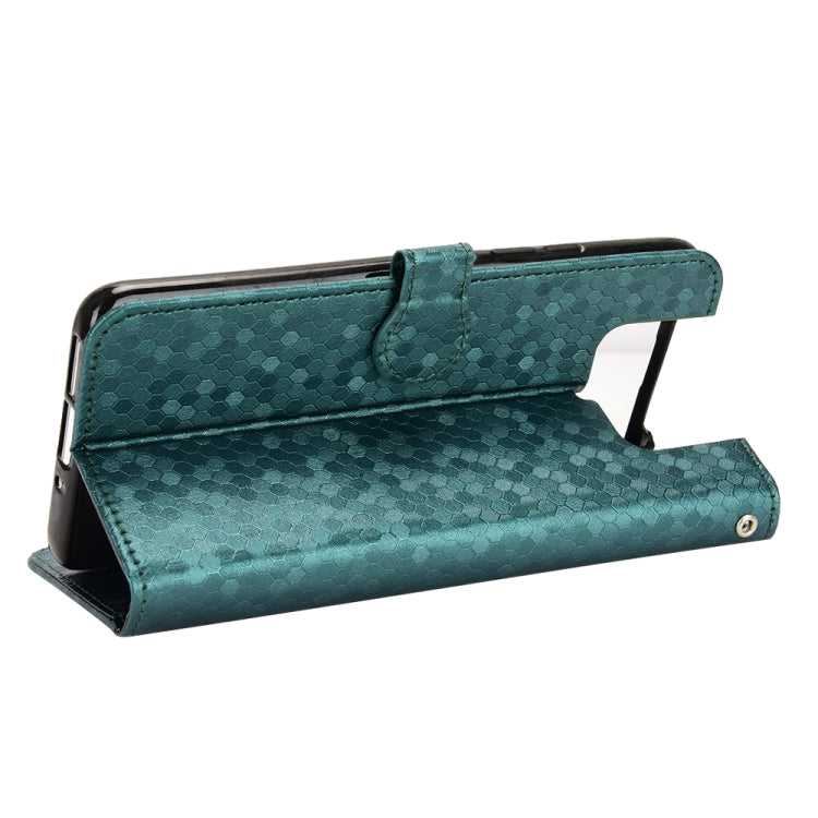 For Asus Zenfone 7 Honeycomb Dot Texture Leather Phone Case