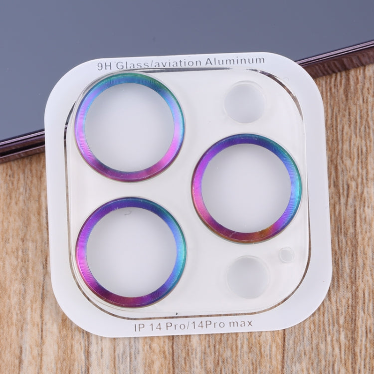 For iPhone 14 Pro Max / 14 Pro Tempered Glass CD Texture Back Camera Film