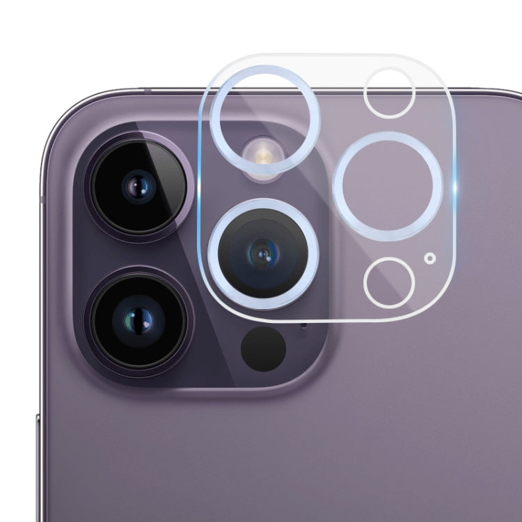 For iPhone 14 Pro Max / 14 Pro Tempered Glass CD Texture Back Camera Film