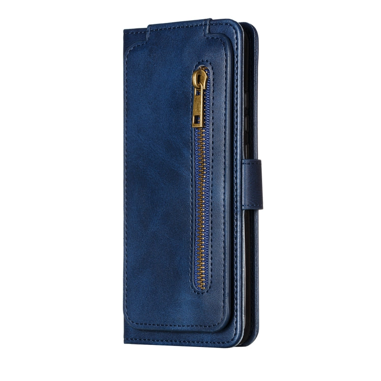 For Huawei P40 Pro Nine Card Zipper Bag Horizontal Flip Leather Case With Holder & Card Slots & Photo Frame & Wallet