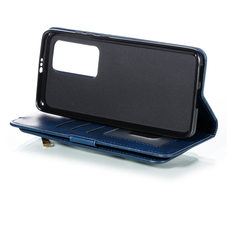 For Huawei P40 Pro Nine Card Zipper Bag Horizontal Flip Leather Case With Holder & Card Slots & Photo Frame & Wallet