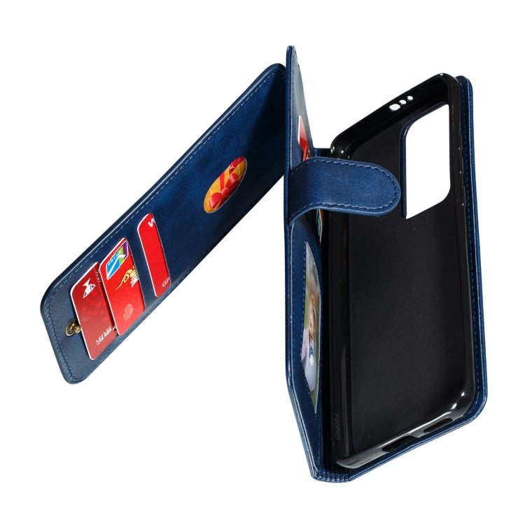 For Huawei P40 Pro Nine Card Zipper Bag Horizontal Flip Leather Case With Holder & Card Slots & Photo Frame & Wallet