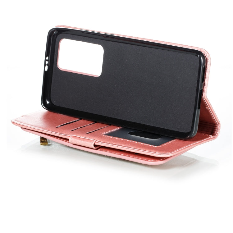 For Huawei P40 Pro Nine Card Zipper Bag Horizontal Flip Leather Case With Holder & Card Slots & Photo Frame & Wallet