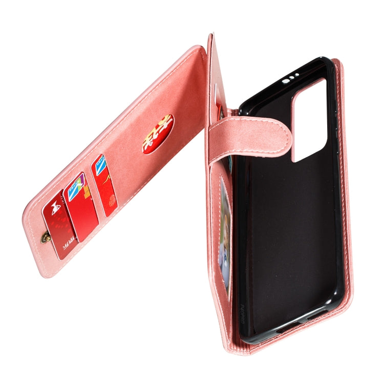 For Huawei P40 Pro Nine Card Zipper Bag Horizontal Flip Leather Case With Holder & Card Slots & Photo Frame & Wallet