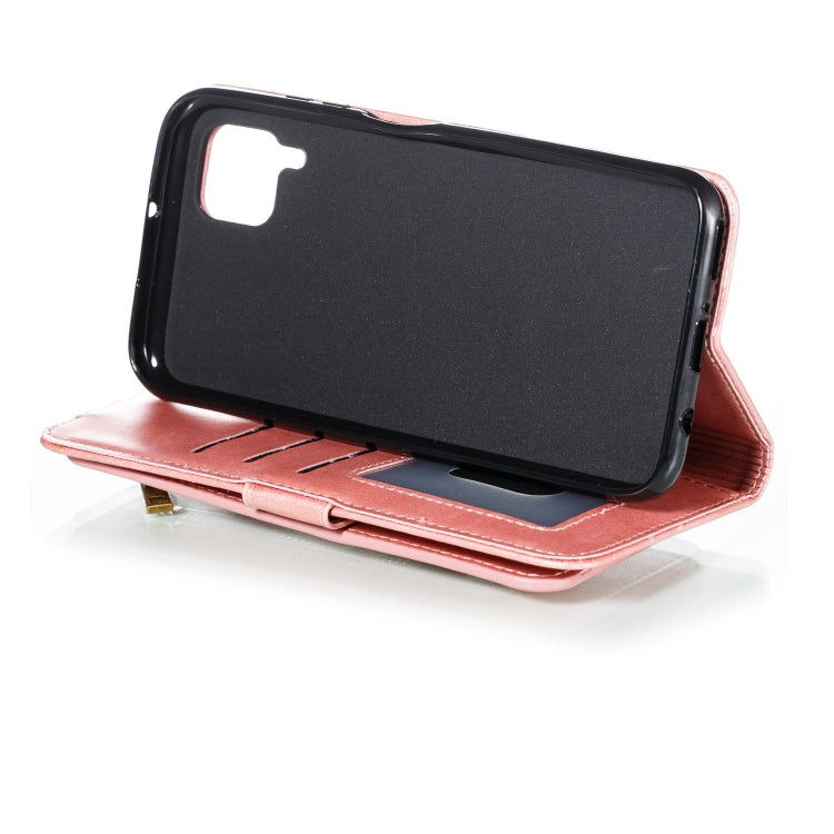 For Huawei P40 Lite Nine Card Zipper Bag Horizontal Flip Leather Case With Holder & Card Slots & Photo Frame & Wallet