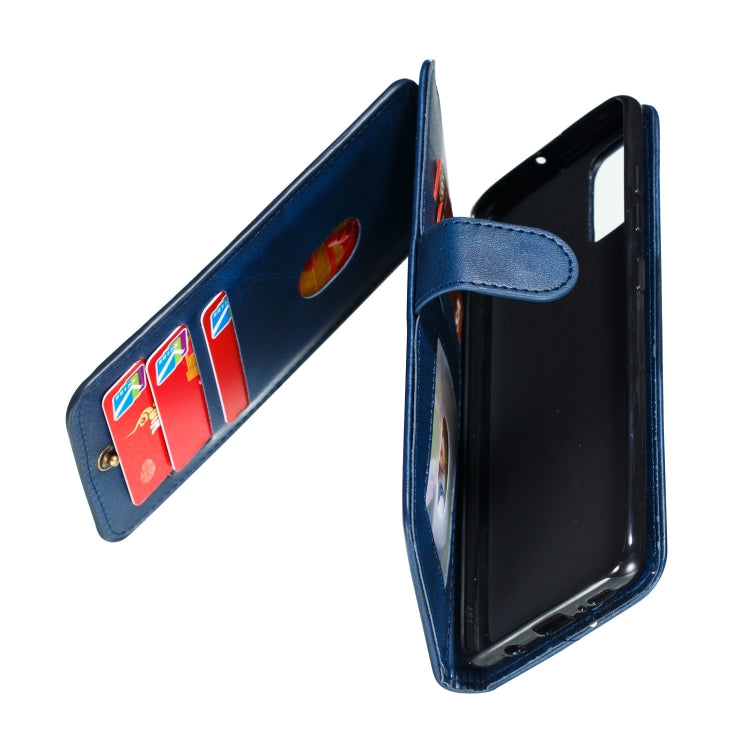 For Galaxy A51 Nine Card Zipper Bag Horizontal Flip Leather Case With Holder & Card Slots & Photo Frame & Wallet