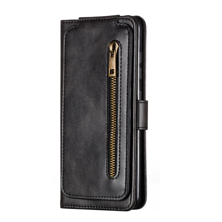 For Galaxy A51 Nine Card Zipper Bag Horizontal Flip Leather Case With Holder & Card Slots & Photo Frame & Wallet