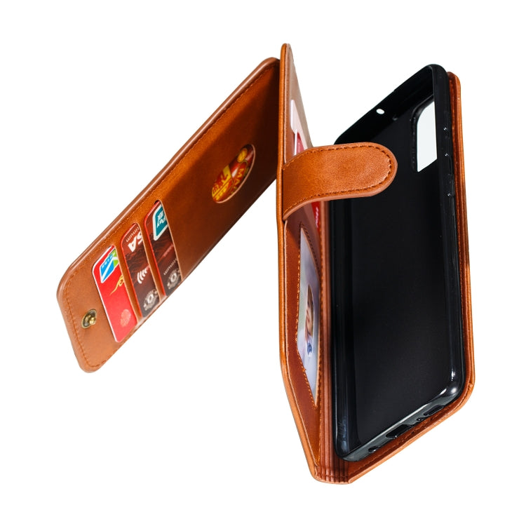 For Galaxy A71 Nine Card Zipper Bag Horizontal Flip Leather Case With Holder & Card Slots & Photo Frame & Wallet