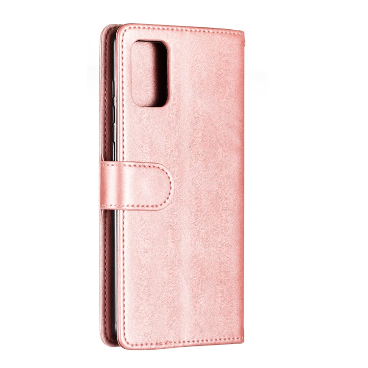 For Galaxy A71 Nine Card Zipper Bag Horizontal Flip Leather Case With Holder & Card Slots & Photo Frame & Wallet