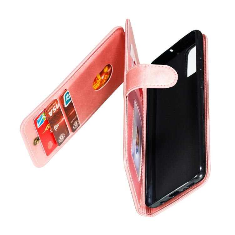 For Galaxy A71 Nine Card Zipper Bag Horizontal Flip Leather Case With Holder & Card Slots & Photo Frame & Wallet
