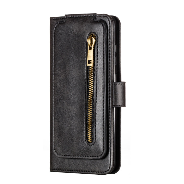 For Galaxy S20 Nine Card Zipper Bag Horizontal Flip Leather Case With Holder & Card Slots & Photo Frame & Wallet