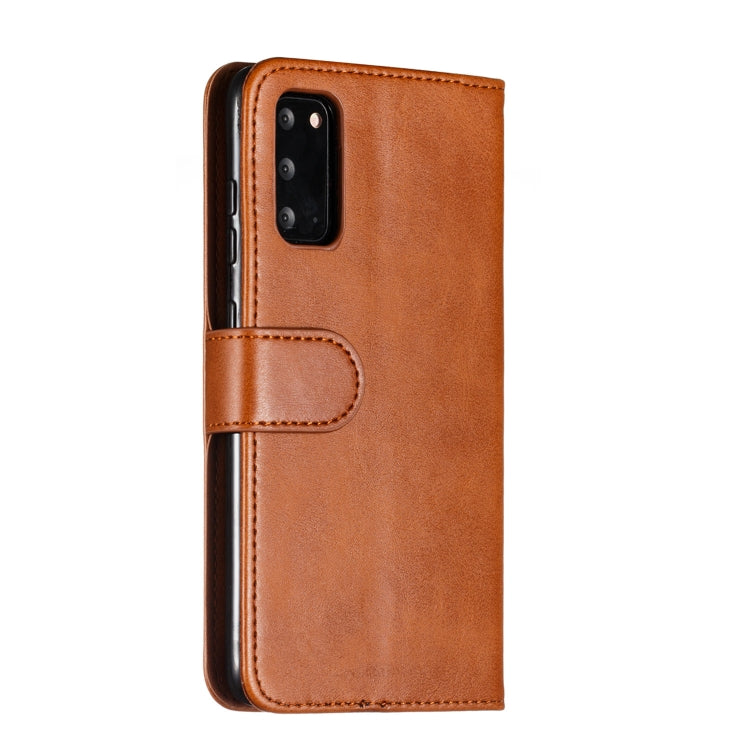 For Galaxy S20 Nine Card Zipper Bag Horizontal Flip Leather Case With Holder & Card Slots & Photo Frame & Wallet