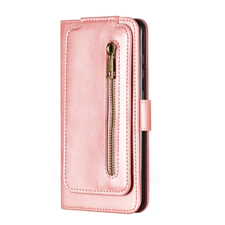 For Galaxy S20 Nine Card Zipper Bag Horizontal Flip Leather Case With Holder & Card Slots & Photo Frame & Wallet