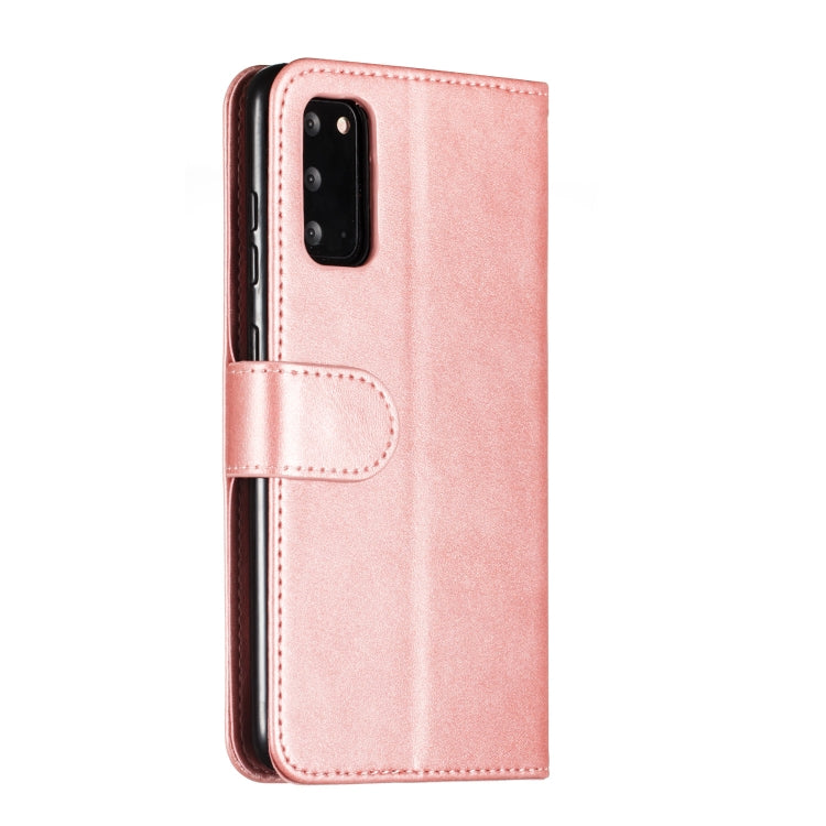 For Galaxy S20 Nine Card Zipper Bag Horizontal Flip Leather Case With Holder & Card Slots & Photo Frame & Wallet