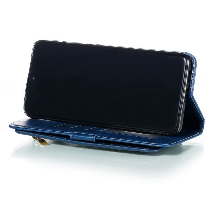 For Galaxy S20+ Nine Card Zipper Bag Horizontal Flip Leather Case With Holder & Card Slots & Photo Frame & Wallet