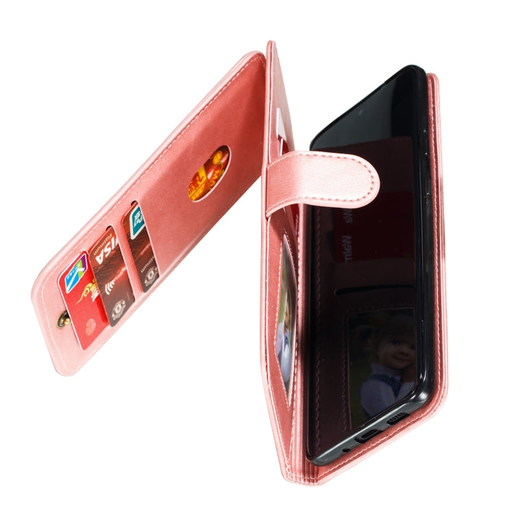 For Galaxy S20+ Nine Card Zipper Bag Horizontal Flip Leather Case With Holder & Card Slots & Photo Frame & Wallet