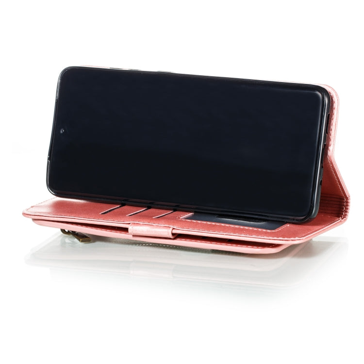 For Galaxy S20+ Nine Card Zipper Bag Horizontal Flip Leather Case With Holder & Card Slots & Photo Frame & Wallet
