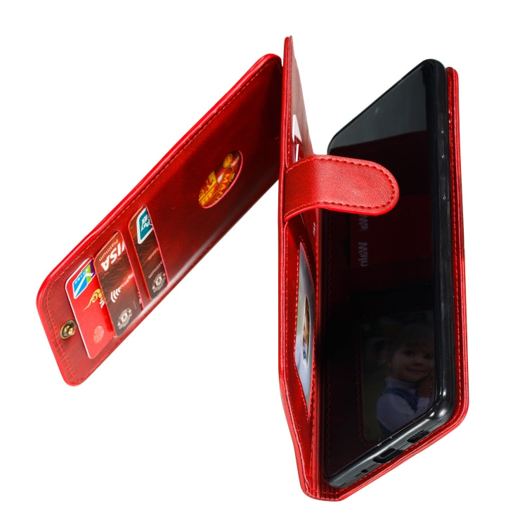 For Galaxy S20 Ultra Nine Card Zipper Bag Horizontal Flip Leather Case With Holder & Card Slots & Photo Frame & Wallet