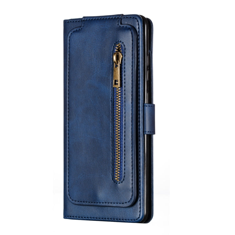 For Galaxy S20 Ultra Nine Card Zipper Bag Horizontal Flip Leather Case With Holder & Card Slots & Photo Frame & Wallet