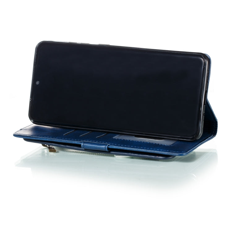 For Galaxy S20 Ultra Nine Card Zipper Bag Horizontal Flip Leather Case With Holder & Card Slots & Photo Frame & Wallet