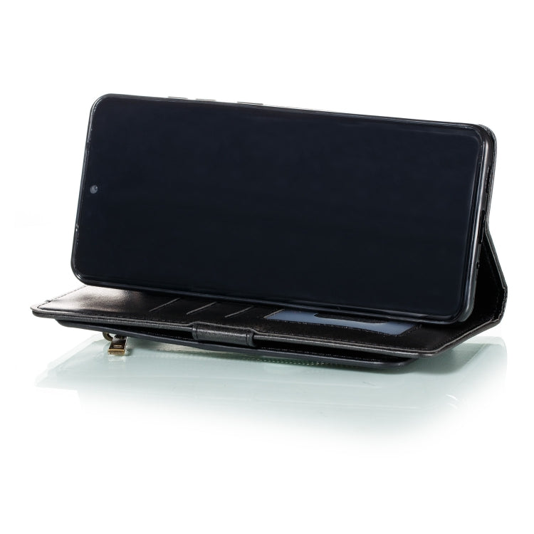For Galaxy S20 Ultra Nine Card Zipper Bag Horizontal Flip Leather Case With Holder & Card Slots & Photo Frame & Wallet