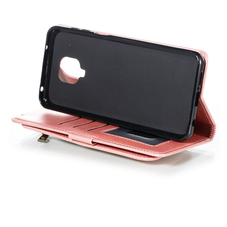 For Xiaomi Redmi  Note 9 Pro Nine Card Zipper Bag Horizontal Flip Leather Case With Holder & Card Slots & Photo Frame & Wallet